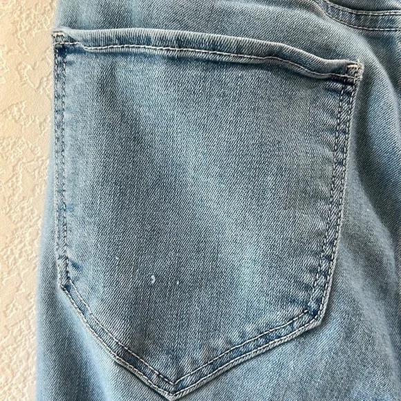 HOLLISTER Jeans Flare Junior's High Rise wide leg Stretch Light Wash Denim 13R - Picture 9 of 10